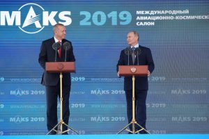 Cumhurbaşkanı Erdoğan ve Putin havacılık fuarını a&ccedil;tı