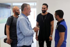 Adil Rami, Can Bartu Tesisleri'ni gezdi