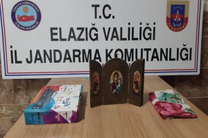 Elazığ'da tarihi "pirin&ccedil; fresk" ele ge&ccedil;irildi