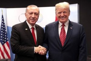 Erdoğan, Trump ile İdlib' de yaşananları g&ouml;r&uuml;şt&uuml;