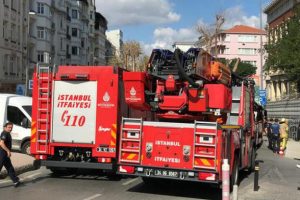 Almanya Başkonsolosluğu'nda yangın alarmı!