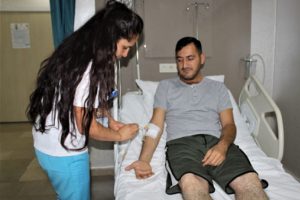 Şifayı bin 200 kilometre uzaklıkta buldu