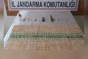 Jandarma &Ouml;zalp il&ccedil;esinde sahte 2 bin 600 dolar ele ge&ccedil;irdi