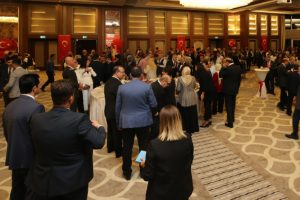 Bursa'da Zafer gecesi resepsiyonu