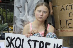 16 yaşındaki iklim aktivisti Thunberg, BM &ouml;n&uuml;nde eylem yaptı