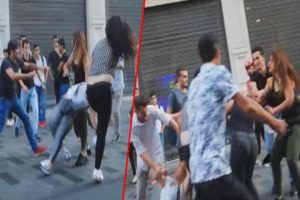 Taksim'de meydan savaşı &ccedil;ıktı