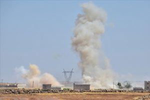 Ter&ouml;r &ouml;rg&uuml;t&uuml; YPG/PKK yine Azez'e saldırdı