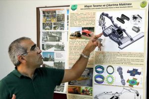Mayını patlatmadan alanı temizleyebilen makine tasarladı