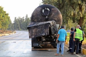Antalya'da LPG tankerindeki yangın kontrol altına alındı