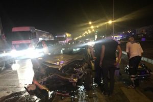 Samsun'da trafik kazası: 3 yaralı