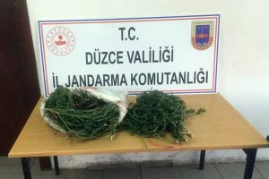 2 kilo 750 gram esrar ele ge&ccedil;irildi