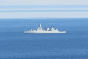 NATO gemisi, Kuzey Ege'de devriye g&ouml;revi yapıyor