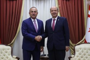 &Ccedil;avuşoğlu, KKTC Başbakanı Tatar ile g&ouml;r&uuml;şt&uuml;