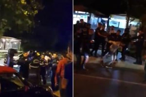 Seyyar satıcılar ile zabıtalar birbirine girdi