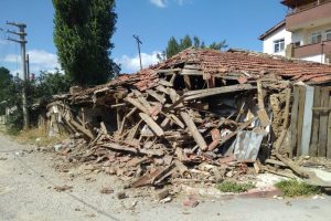&Ccedil;erkeş'teki depremin yeni g&ouml;r&uuml;nt&uuml;leri ortaya &ccedil;ıktı
