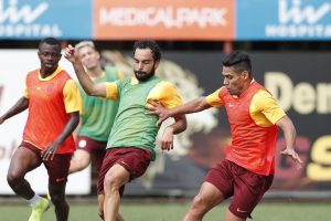 Galatasaray, Brugge hazırlıklarını s&uuml;rd&uuml;r&uuml;yor