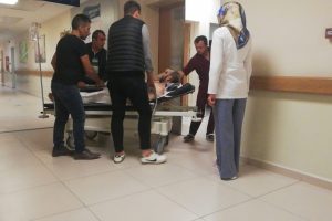 Bursa'da ceviz toplarken düşen adam ölümden döndü