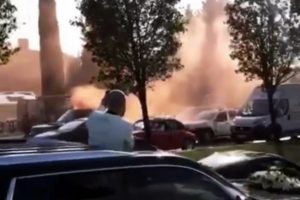 D&uuml;ğ&uuml;n konvoyunda şoke eden g&ouml;r&uuml;nt&uuml;ler