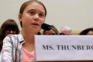 Greta Thunberg, iklim değişikliği raporunu ABD Kongresi'ne iletti