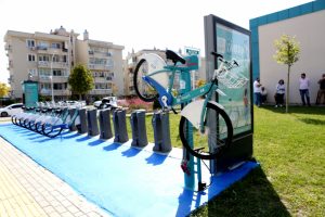 Bursa Nilüfer'de bisiklet tamir istasyonları kuruluyor