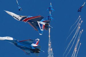 Rus pilotlardan TEKNOFEST'te nefes kesen g&ouml;steri