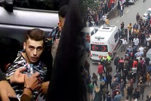 Kuaf&ouml;r &ccedil;ırağını sokak ortasında bacaklarından vurdular