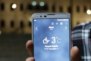 Sivas'ta termometreler eksi 1 dereceyi g&ouml;sterdi
