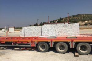 Zeytin Dalı G&uuml;mr&uuml;k Kapısı'nda 33 bin paket ka&ccedil;ak sigara ele ge&ccedil;irildi