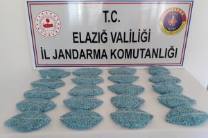 Elazığ'da 20 bin uyuşturucu hap ele ge&ccedil;irildi