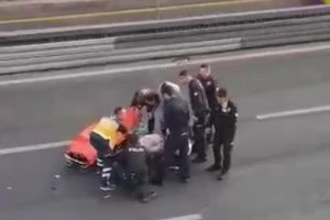 E-5 karayolunda intihar girişimi!