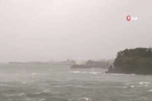 Japonya'da Tapah Tayfunu: 30 yaralı