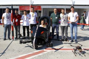 Yerli ve milli u&ccedil;an araba 'Tusi' TEKNOFEST'te b&uuml;y&uuml;k ilgi g&ouml;rd&uuml;