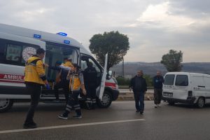 Karab&uuml;k'te trafik kazası