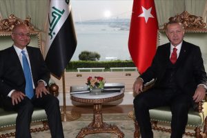 Cumhurbaşkanı Erdoğan, Irak Cumhurbaşkanı Salih ile g&ouml;r&uuml;şt&uuml;