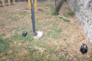 Parkı yedinci kez tahrip ettiler