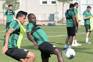 Konyaspor şut ve gol &ccedil;alıştı