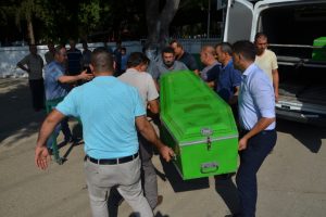 Kocası tarafından katledilen Melike'ye son g&ouml;rev!
