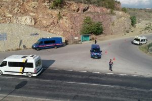 Bursa'da jandarmadan şok yol uygulaması