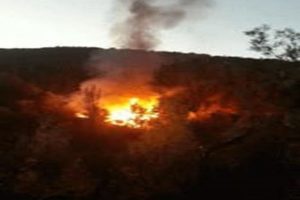 Karab&uuml;k'te iki katlı ev k&uuml;le d&ouml;nd&uuml;