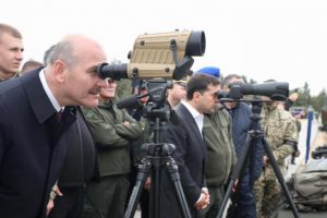 İ&ccedil;işleri Bakanı Soylu Ukrayna'da tatbikata katıldı