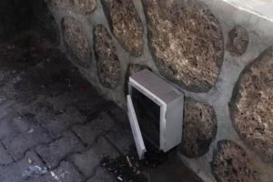 Şehidin adının verildiği park tahrip edildi