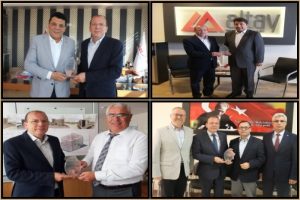 En hızlı b&uuml;y&uuml;yen Bursalı firmalara &Ouml;zer Matlı'dan tebrik ziyareti