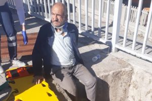 2 metrelik kuyuya d&uuml;şt&uuml;