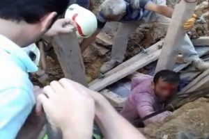 İnşaat &ccedil;alışması sırasında g&ouml;&ccedil;&uuml;k!