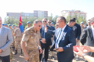 Jandarma Komutanlığı'nda kurban kesim t&ouml;reni d&uuml;zenlendi
