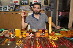 Diyarbakır'da 112 yıllık g&ouml;z kamaştıran tespih