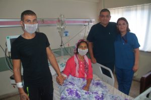 Oğlunun b&ouml;breğiyle hayata tutundu