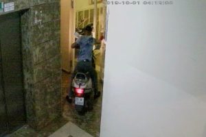 Gaziantep'te motosiklet hırsızlığı kameraya takıldı