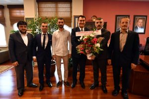 Bursa Osmangazi Belediye Başkanı D&uuml;ndar'a &Uuml;lk&uuml; Ocakları'ndan ziyaret
