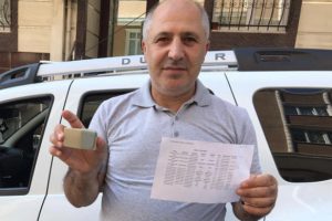 OGS'yi &ccedil;antasına koydu, hayatının şokunu yaşadı